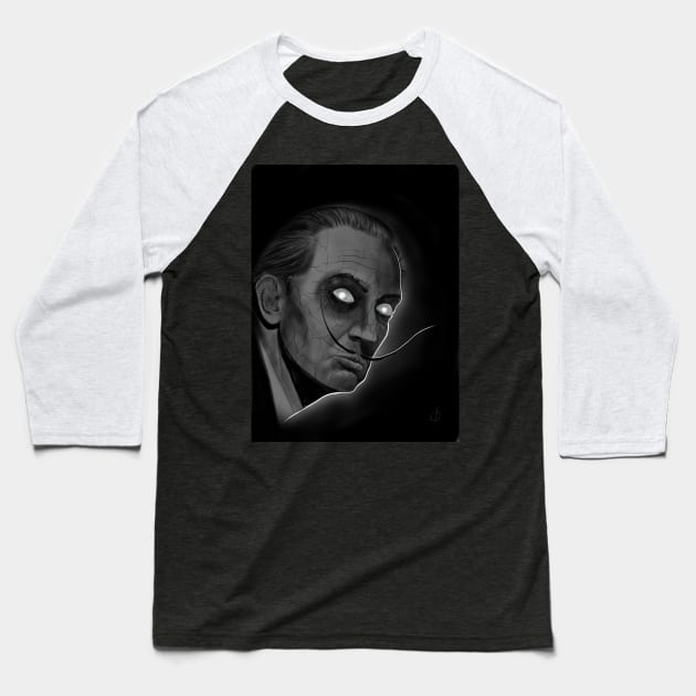 Dali Baseball T-Shirt by Jakoboc art